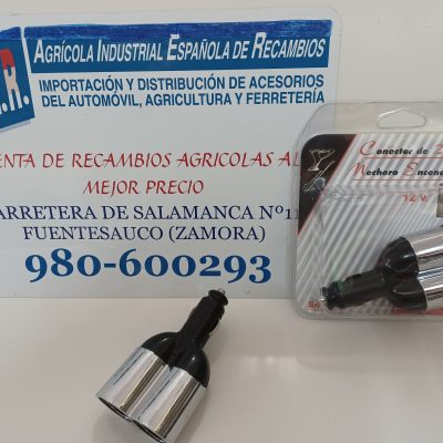 Foco trabajo cuadrado con iman y conexion mechero REF. 525628 - A.I.E.R. -  Agricola Industrial Española de Recambios