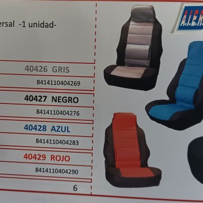 Respaldo asiento enterizo con refuerzo lumbar REF: 40427