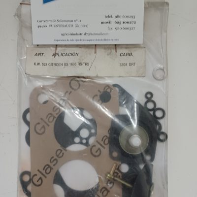 Kit juntas carburador Weber 32/34DRT REF: C-9
