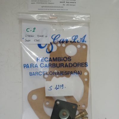 Kit juntas carburador Solex CSIC, REF: C-2