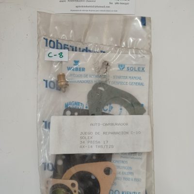 Kit juntas carburador Solex 34PBISA-17, REF: C-10