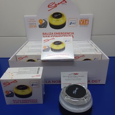 Baliza V16 con Geolocalización con la DGT, REF: 94838
